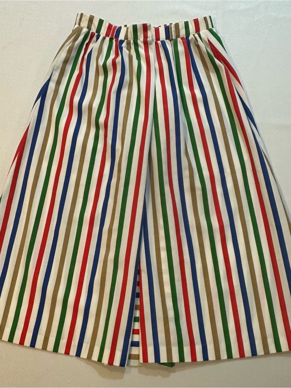 Vintage Peter Popovitch Striped Full Midi Skirt XS